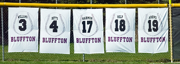Bluffton honors its fallen baseball players